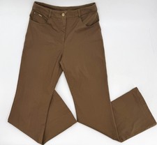 VINTAGE St. John Sport by Marie Gray Pants Womens 6 Brown Stretch Bootcut 00s