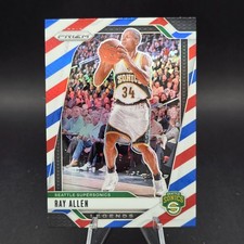 2024-25 Panini Ray Allen #300 Red/White/Blue Prizm