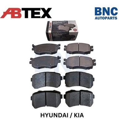 Abtex Front and Rear Brake Pads fits HYUNDAI I20 2008-2015