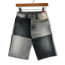 Wrangler Shorts Boys 25x10.5 Patchwork Bandit Prototype Straight Leg Adjustable