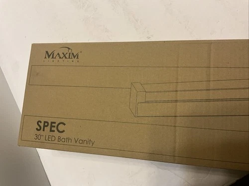 Maxim Lighting 52004BK (3000K/BK) LED Bath Vanity Light  30"  20W - Black Finish - Picture 1 of 10