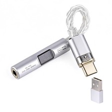 NK1 MAX USB C to 3.5mm DAC Adapter, CX31993 MAX97220 Portable DAC Amp Dongle,...
