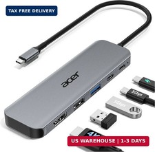 Acer USB C Hub, 5-in-1 USBC to HDMI Adapter with 4K 60Hz for Laptop/Mac