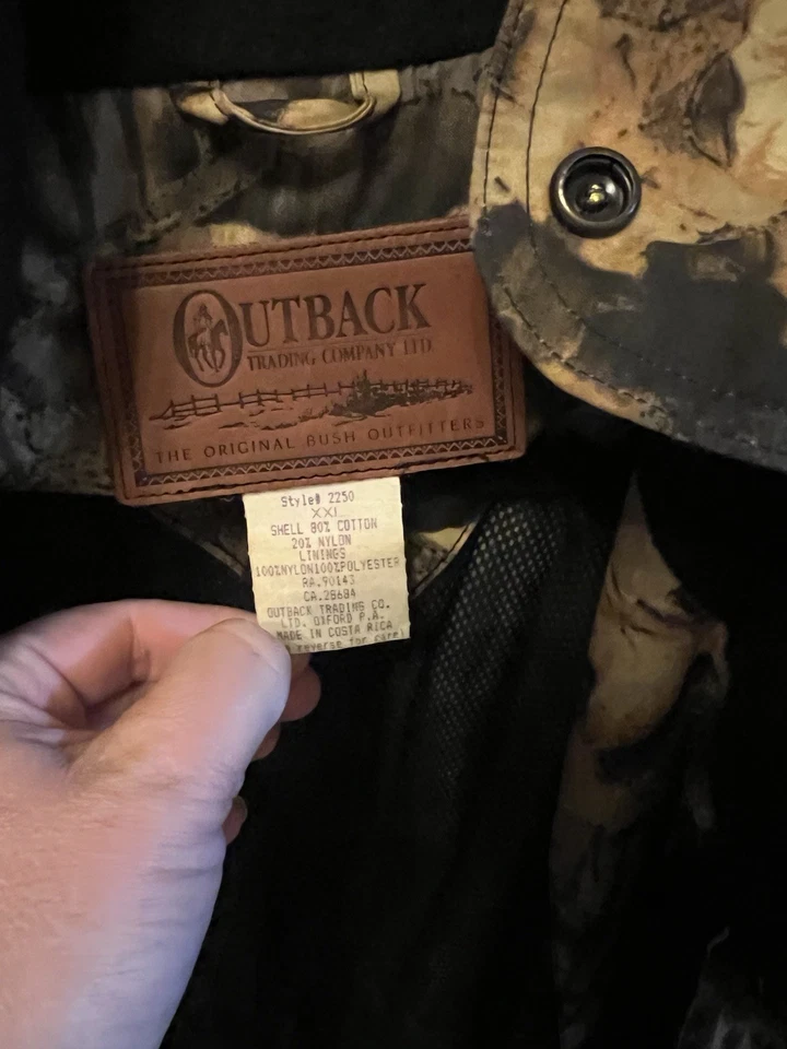 Outback Trading Company камуфляжная куртка мужская XXL - Изображение 4 из 4