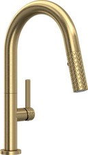 Rohl TE65D1LMAG Tenerife 1.75 GPM Single Hole Pull Down Bar Faucet Antique Gold