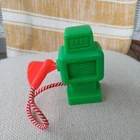 Vintage Fisher Price Little People Gas Pump 1987 Pull Cord Toy Green Original