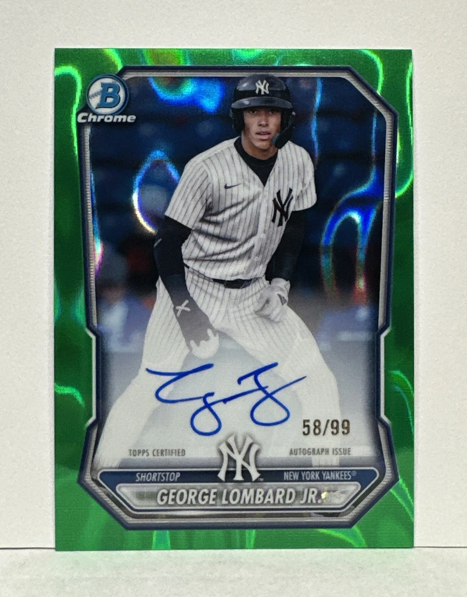 Bowman New York Yankees Baseball Sports Autographed Trading Cards