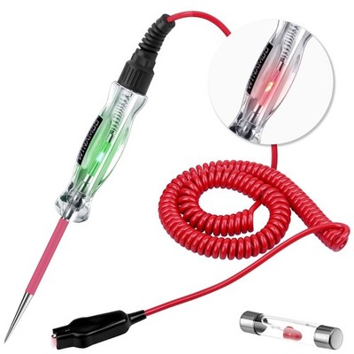 Dual Color LED Bulb Automotive Circuit Tester, 6-24V Test Light with 135 Inch...