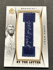 2012-13 SP AUTHENTIC MARK WEST BY THE LETTER “I” PATCH AUTO #’d 37/50!