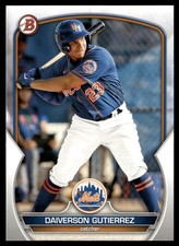 2023 Bowman Draft #BD-127 Daiverson Gutierrez