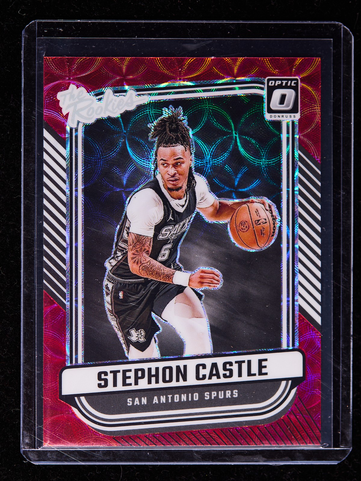Stephon Castle 2024-25 Panini Donruss Optic Red International The Rookies [jm96