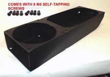 3x 120mm Computer Fans SIDE EXIT DUCT Shroud Redirect Airflow Cooling Exhaust