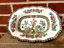 Coalport "INDIAN TREE" 10"  Serving/Celery Dish Ruffled Edge England