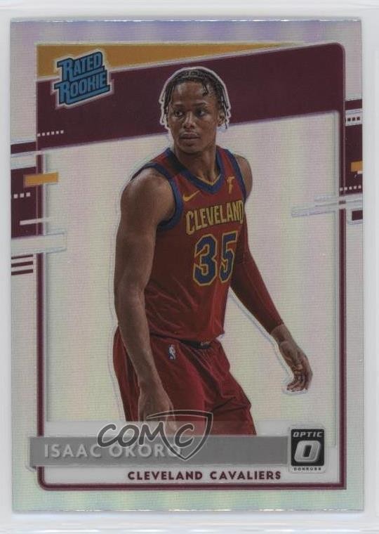 2020-21 Panini Donruss Optic Rated Rookie Holo Prizm Isaac Okoro #155 fm0