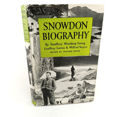 Snowdon Biography Geoffrey Winthrop Young 1957 Mountain Topography Hardback Book