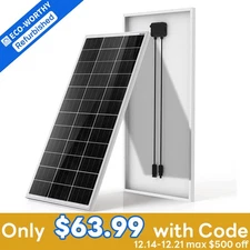 ECO-WORTHY 195W Watt 12V Mono Solar Panel PV for Home RV Certified Refurbished