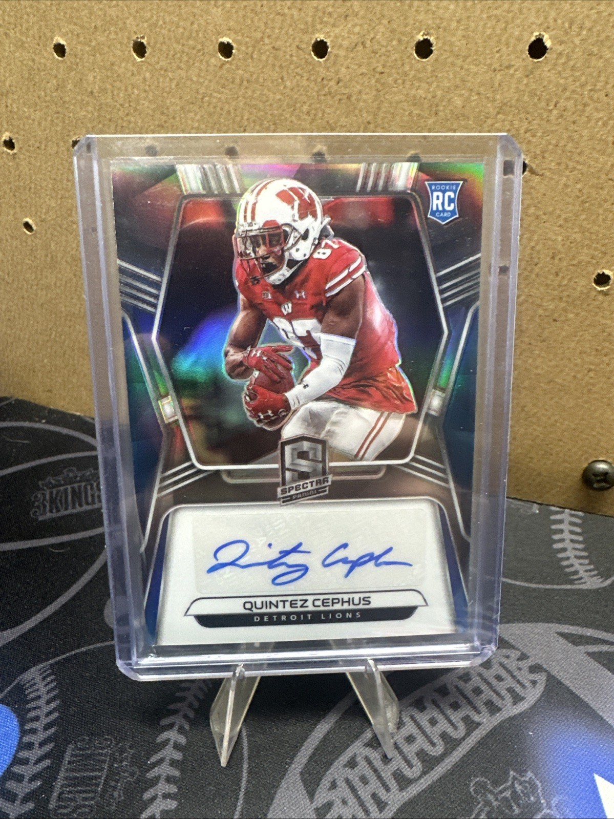 Quintez Cephus Panini Spectra Rookie Autographs #13 Base