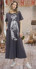 Vintage Magnolia Style Long Maxi Boho bohemian Maxi Dress Anthropologie S New