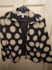Christian Dior Sun Blazer Vintage Size 16 No Buttons. Good Condition. See Pics