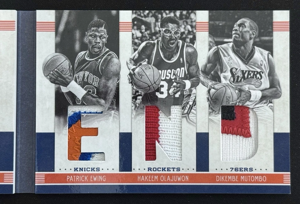 2011-12 Предпочтительная нашивка /10 Дэвид Робинсон Мутомбо Джаббар Юинг Оладжувон О'Нил - Изображение 3 из 4