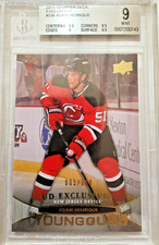Adam Henrique 11/12 UD Series 1 Young Guns UD Exclusives /100 BGS 9 Slight Crack