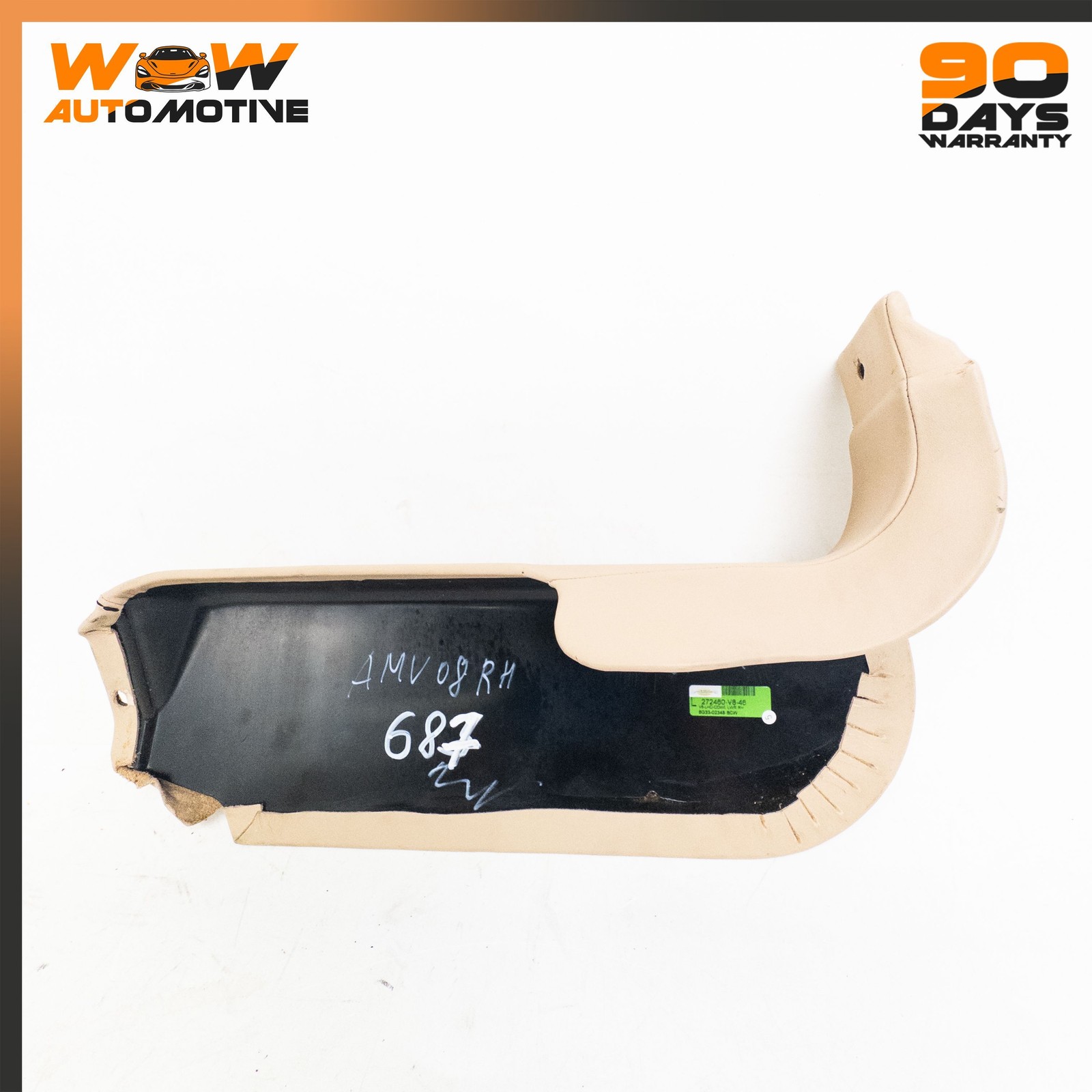 06-16 ASTON MARTIN V8 VANTAGE FRONT RIGHT LOWER COWL KICK PANEL TRIM COVER OEM  