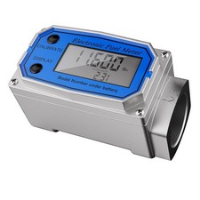 1 Inch Turbine Digital Diesel Fuel Flow Meter Oval Gear Flow Gauge Npt Flowmeter