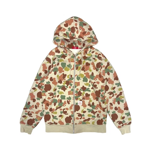 Sweat à capuche zippé thermique Supreme FW09 Duck Camo
