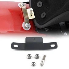Black Solo Seat Bracket Mount Kit For Harley Touring Street Glide Road King FLHR