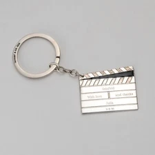 Seinfeld Tiffany Sterling Silver Clap Board Slate Keychain Crew Gift from JLD