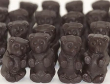 Zachary 2 lb BLACK LICORICE JUJU BEARS Anise Flavor Jelly Gummy Gummi Candy