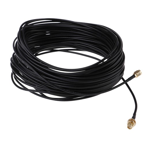 1PC 20m WiFi router antenna extension cable cord RG174 RP-SMA male to fema_KE G - Picture 2 of 8