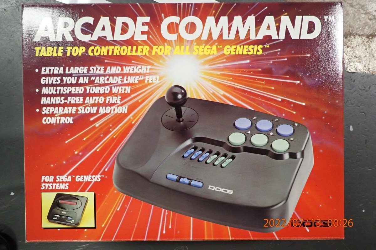 Doc's 6 Button Game Control Pad Arcade Command Joy stick FOR Sega