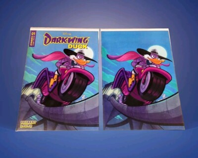 Darkwing Duck #1 Edgar Virgin and Trade 2 Comic Book Variant Set Dynamite