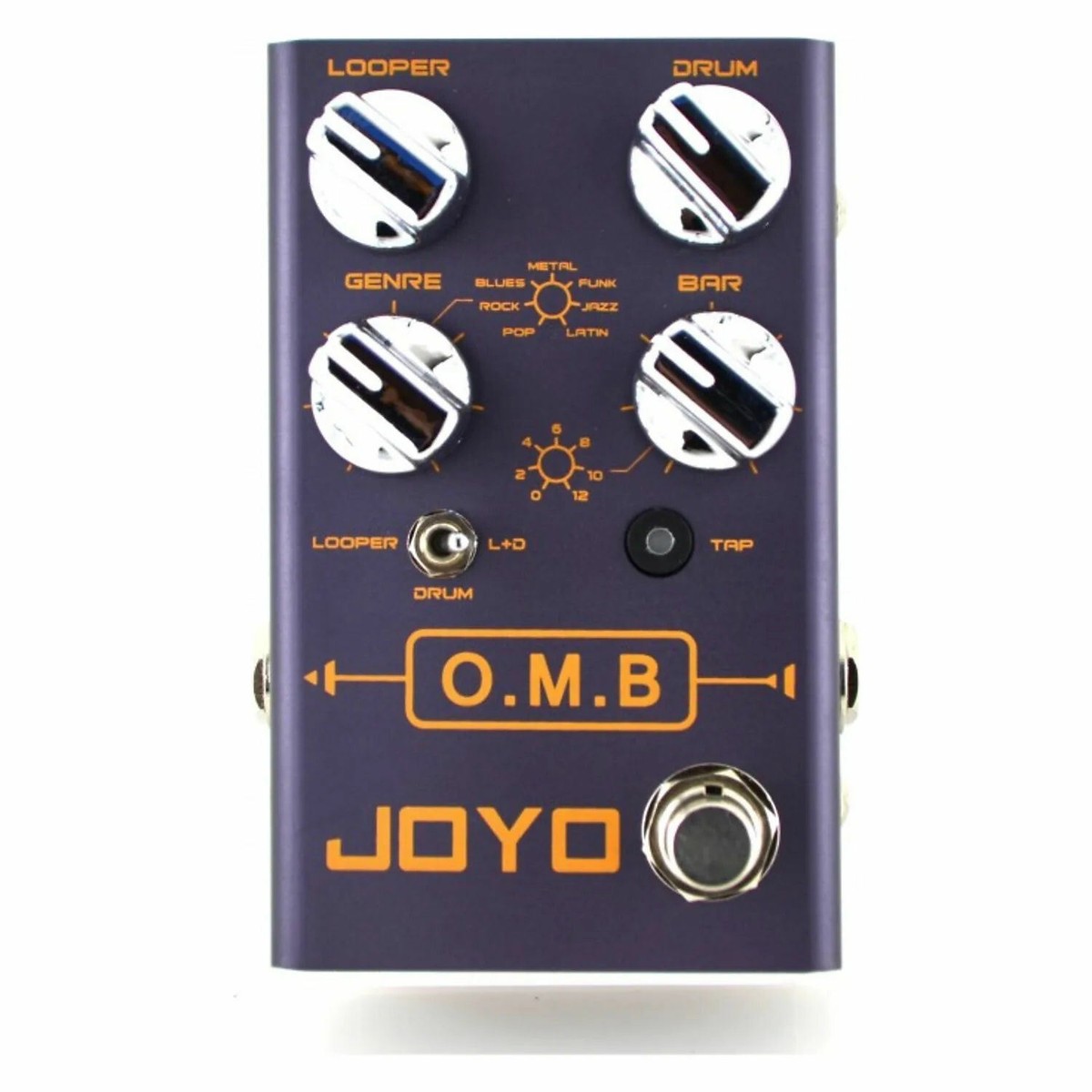JOYO R-06 OMB Looper + Drum Machine Guitar Effect Pedal Revolution 