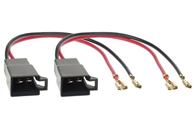 1 Paar Lautsprecheradapter Stecker Kabel für Dacia Opel Renault Seat Skoda VW