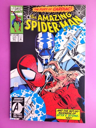 AMAZING SPIDER-MAN     #377    VF/NM   1993 B&B COMBINE SHIPPING  BX2433