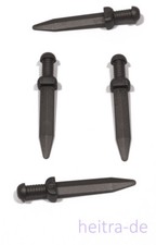 LEGO - 4 Schwerter perl dunkelgrau römisch Gladiator Roman Gladius 18034 NEUWARE