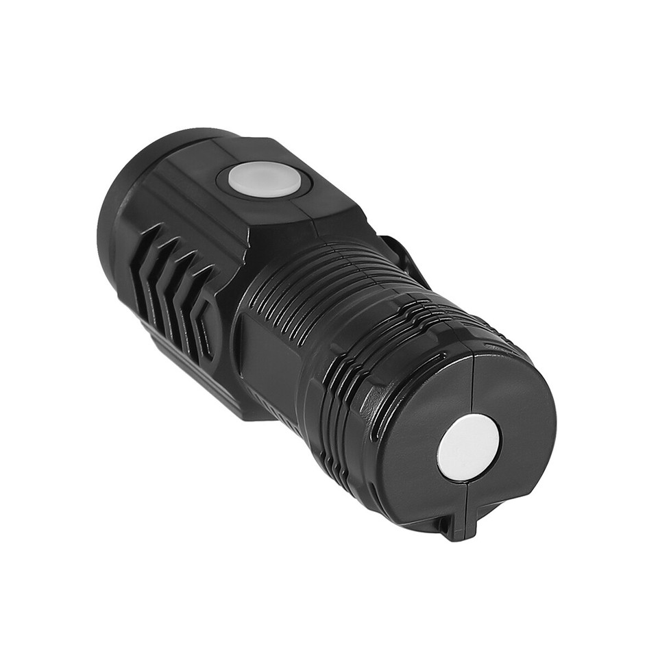 3x Super Bright LED Mini Flashlight USB Rechargeable Pocket Keychain ...