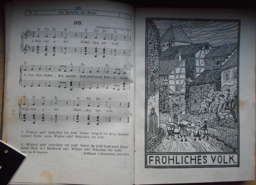 Walther Werckmeister: Deutsches Lautenlied, Verlag A. Köster 1914 Jugendstil - Bild 12 von 20
