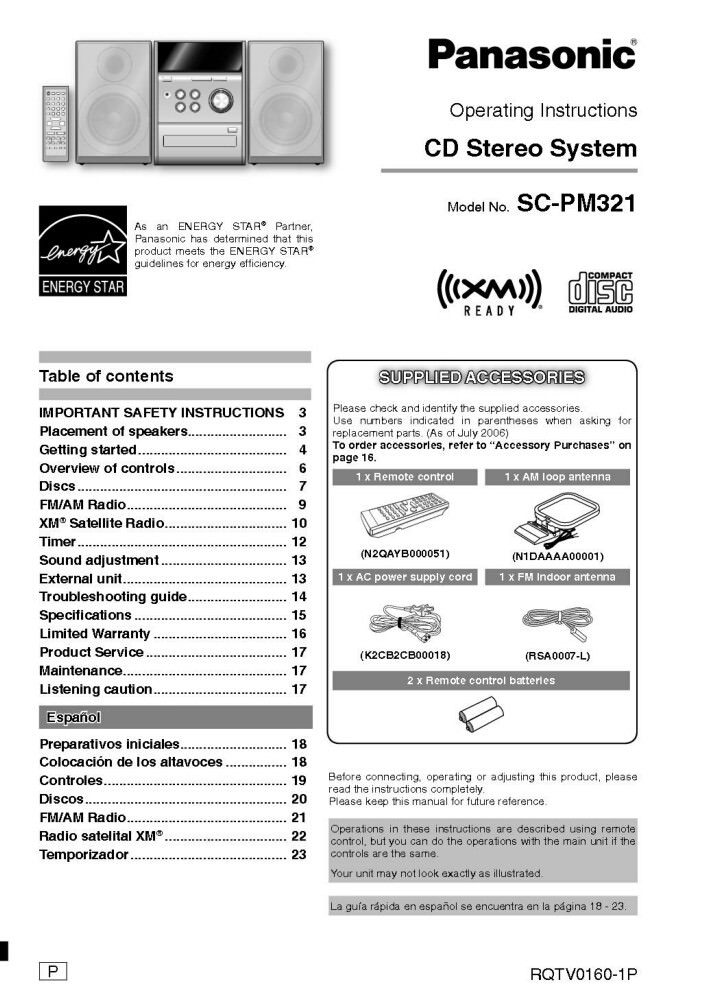 Owners Instruction Manual