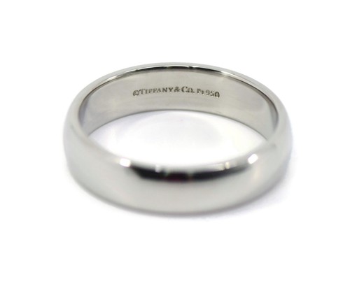 Tiffany & Co Platinum Wedding Band Ring Size 10 - Picture 3 of 3