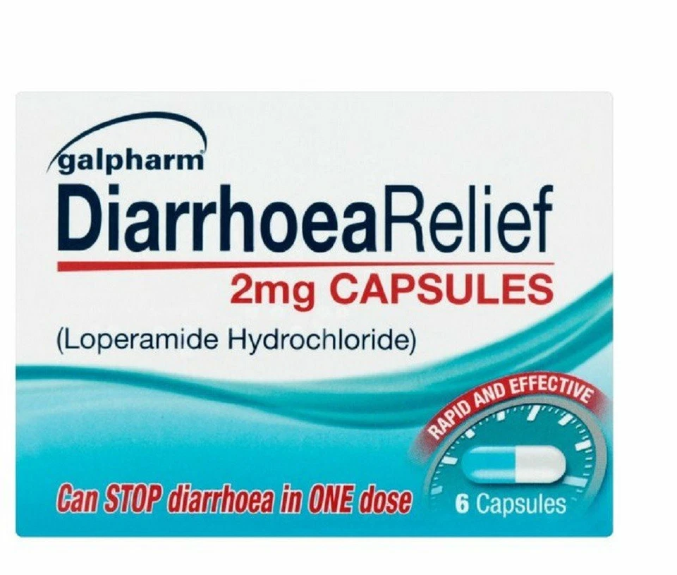 DIARRHOEA RELIEF 2mg CAPSULES LOPERAMIDE TABLETS RAPID EFFECTIVE ~ Imodium