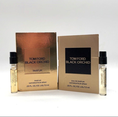 Tom Ford Black Orchid Eau de Parfum & Parfum Sample Spray Vials 0.05fl.oz each