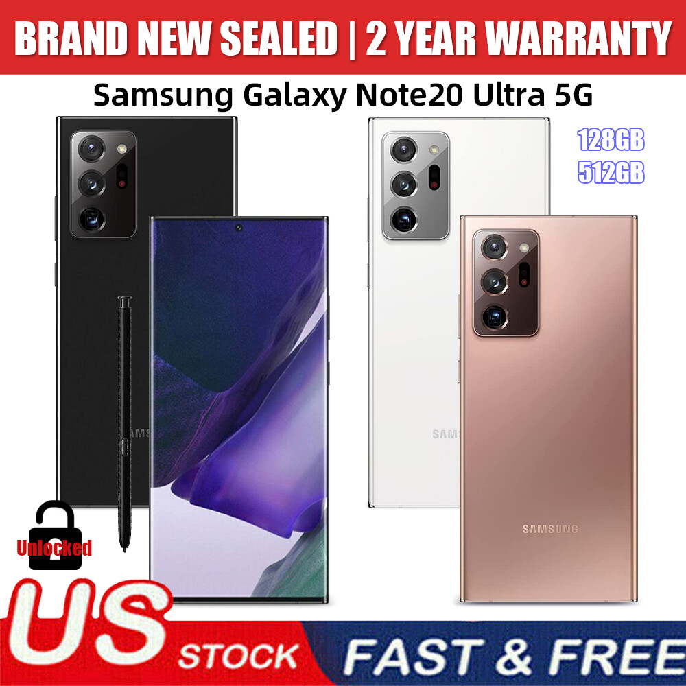 NEW SEALED Samsung Galaxy Note20 Ultra 5G 512-128 Factory