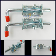 2 Trailer Spring Latches 1/2" Zinc door gate Utility fence heavy duty trailer