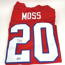 Zack Moss Autographed Signed Jersey Beckett COA holo Buffalo Bills Custom Red