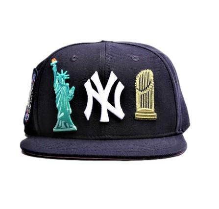 Logo Snapback Hat Navy Online in Japan 