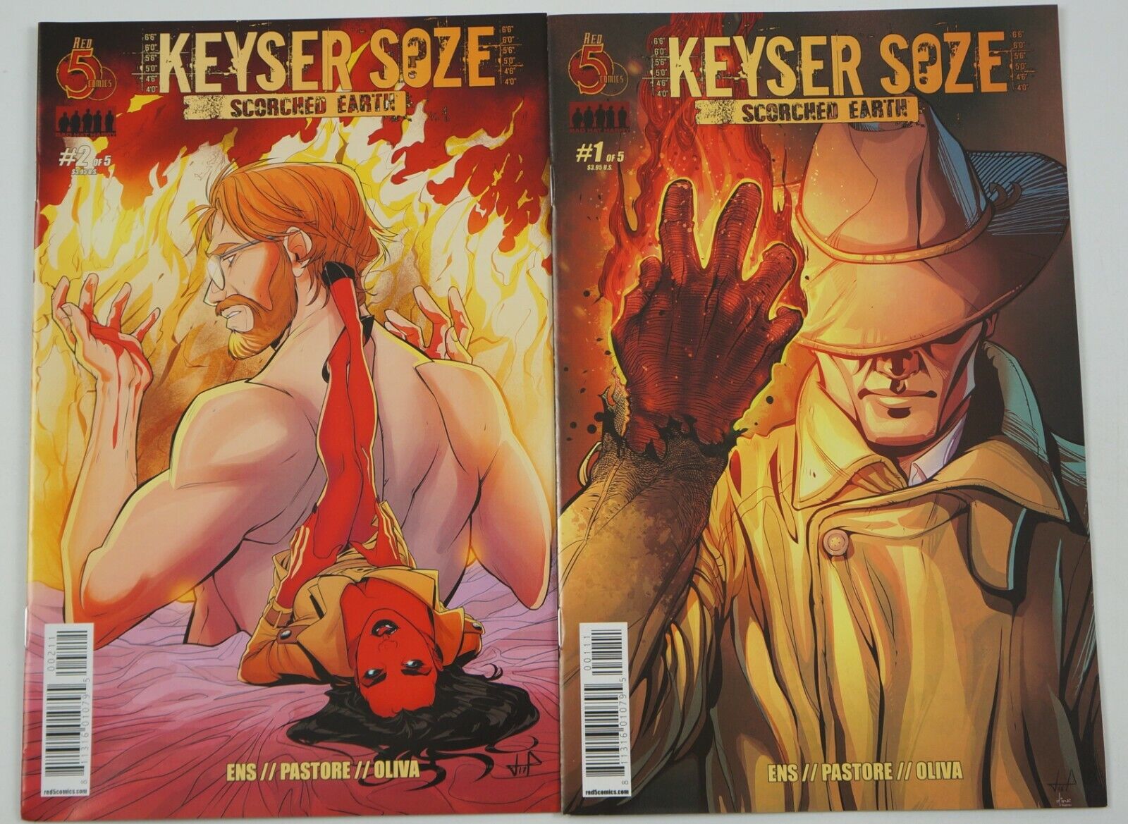 Keyser Soze: Scorched Earth #1-2 complete series - usual suspects movie  prequel