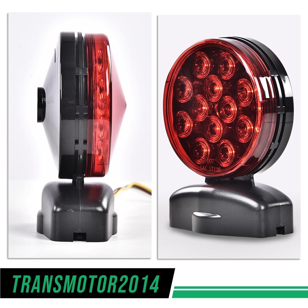 1Pair Towing Light Tow Trailer Lights Brake Tail Signal 12